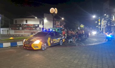 Patroli-Pleton-Siaga-Polres-Pasuruan-Kota-Amankan-14-Motor-Diduga-Balap-Liar