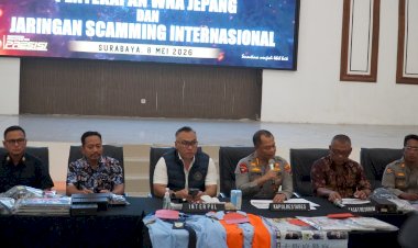 Polrestabes-Surabaya-Bongkar-Markas-Scaming-Jaringan-Internasional-44-Orang-Diamankan