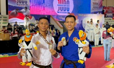 Dua-Personel-Polres-Ngawi,-Raih-Juara-II-Kata-Beregu-Bela-Diri-Kapolri-Cup-2026