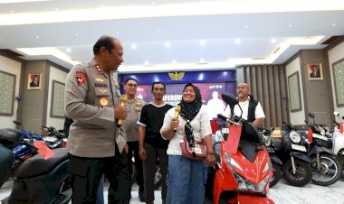 Polda-Jatim-Kembalikan-Motor-Korban-Curanmor-dan-Begal-Tanpa-Biaya