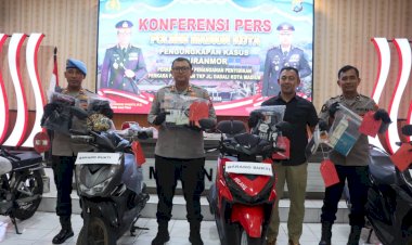 Polres-Madiun-Kota-Ungkap-3-Kasus-Curanmor-4-Orang-Residivis-Diamankan