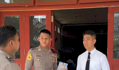 Latja-di-Polres-Kediri-Kota-Taruna-Akpol-Sosialisasikan-Call-Center-110-dan-Cegah-Bullying-pada-Pelajar