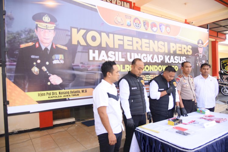 Polres Bondowoso Ungkap Live Streaming Asusila Dua Tersangka Diamankan
