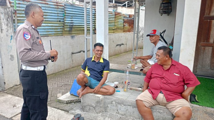 Jelang Pilkades Sidokerto Buduran, Polisi Perkuat Cooling System di Tengah Warga