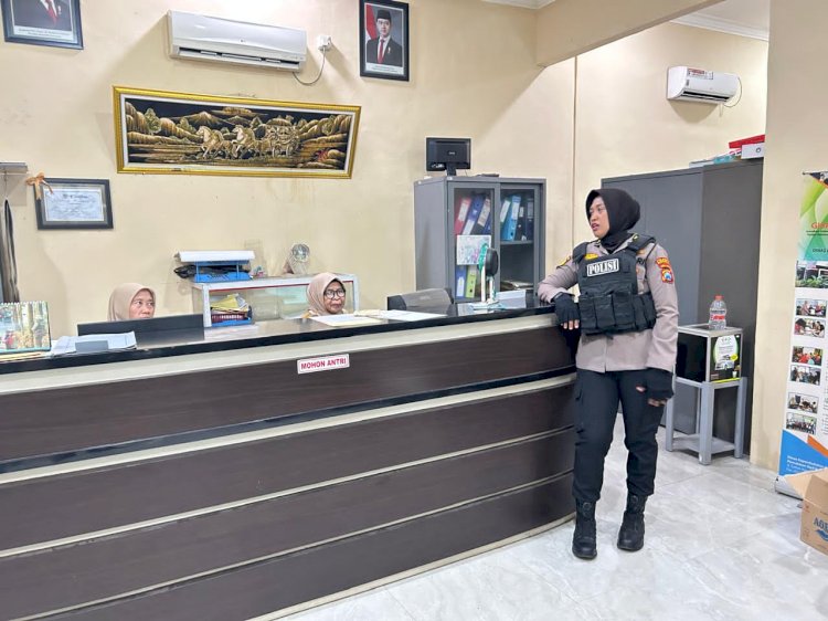Polwan Jenggala Presisi Polresta Sidoarjo Patroli Kamtibmas Pasca Pilkades Serentak 2026