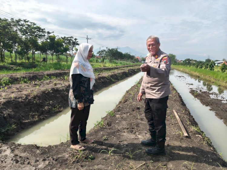 Lahan Jagung Ponpes Al Amanah Dipantau Polisi