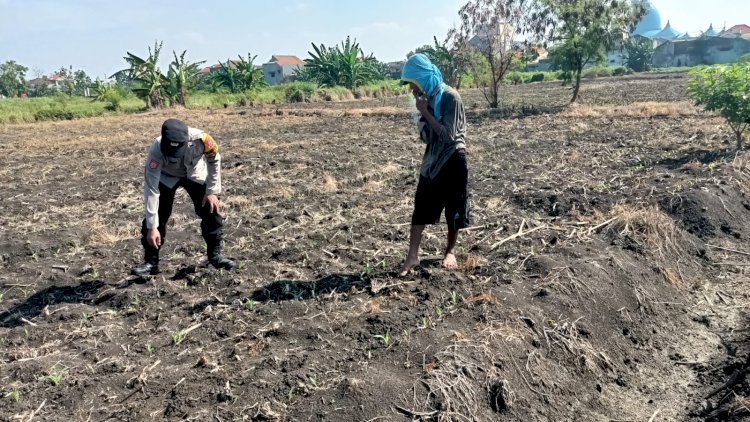 Kapolsek Taman Optimalkan Ketahanan Pangan