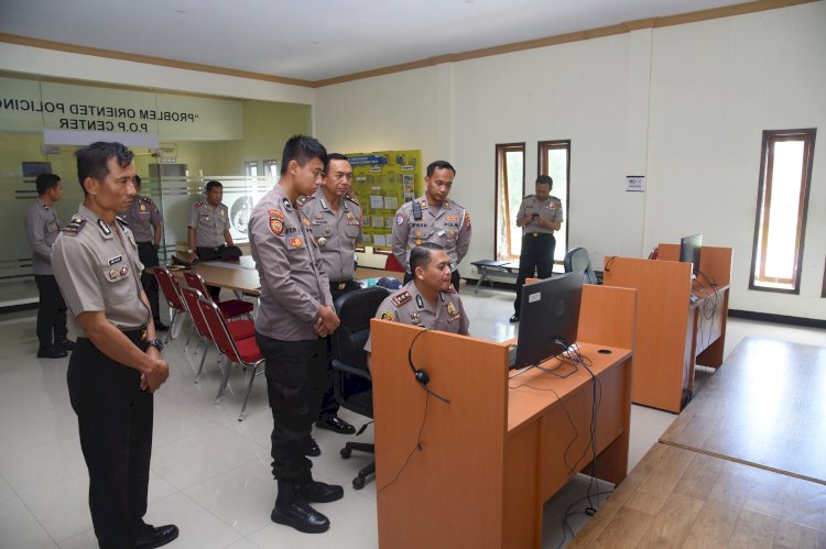 Pelayanan Publik Jadi Prioritas, Kapolres Bondowoso Monitoring Kesiapan Polsek Jajaran